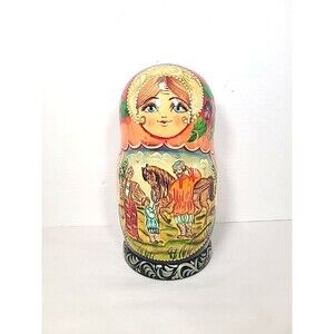 Vintage Russian 9.5" Nesting Doll ONE Doll Only